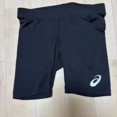 ASICS ブラック タイツ