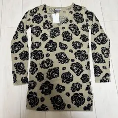 新品 ワンピース LIP SERVICE リップサービス ニット ベージュ 薔薇