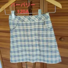 BURBERRY チェック柄ミニスカート 121A