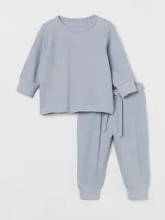 H&M コットンワッフルセットアップ 4-6M 70cm