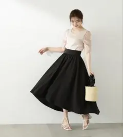 ハーリップトゥ】Layered Frilled Satin Skirt - メルカリ