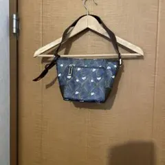 ケイタマルヤマ オリエンタル ボタニカル ミニショルダー ネイビー