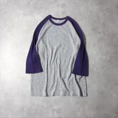 00s old UNIQLO ラグラン ワッフル サーマル c-boy Y2K