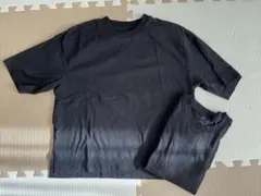 無印良品 Tシャツ 黒　M 2枚のサムネイル