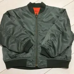 最終値下げ　MA-1 110センチ　カーキ