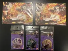 鬼滅の刃 アクリルキーホルダー　3点セット 鬼滅の刃 煉獄杏寿郎 色紙　2枚