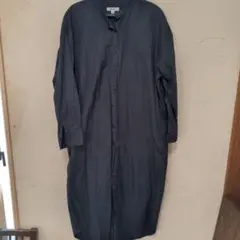 ニコアンドシャツロングワンピース　シャツワンピース