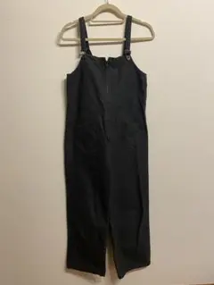 Johnbull ブラックオーバーオール
