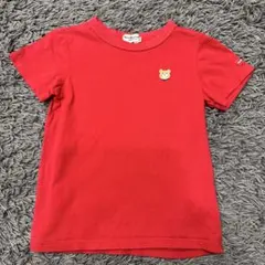 Hot Biscuit 赤色ワンポイントTシャツ 100cm