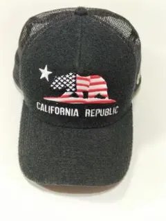 カリフォルニアリパブリックトラッカーハット　メッシュキャップ　NEWERA