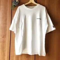 ☘️【スナップクラブ】メンズ ワンポイント フロントカレッジ刺繍 半袖 Tシャツ