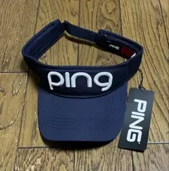 ゴルフ GOLF PINGサンバイザーフリーサイズ (56〜59cm)