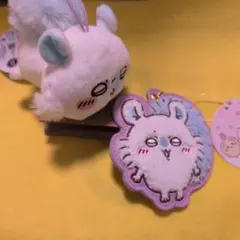 ちいかわ　モモンガ　もこもこサガラ刺繍キーホルダー マスコット