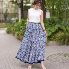 MARIHA フラワー　ギャザー　スカートのサムネイル