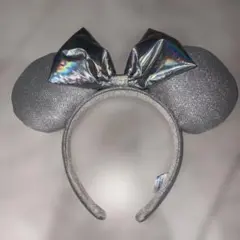 ディズニー ミニーちゃん カチューシャ シルバー