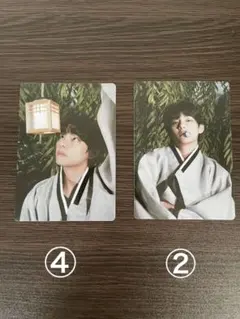 BTS ダルマジュン　ミニフォト　テテ V ②④