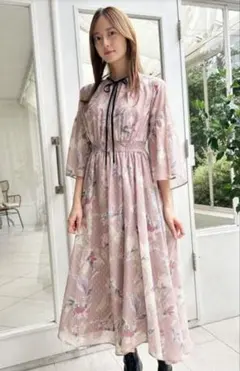 未使用　CELFORD スパンコールレースワンピース　ベージュ　ドレス　花柄 2025年最新】スパンコールレース セルフォードの人気アイテム