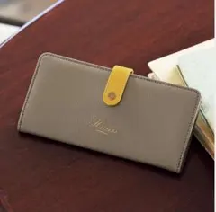 ❤️ Harriss たっぷり収納できる バイカラーがおしゃれな スリム長財布のサムネイル