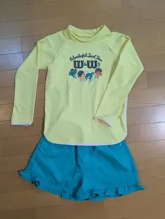ocean＆ground ラッシュガード・ショートパンツ　セット　１４０センチ