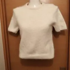 NICE CLAUP アイボリー 半袖ニット 即購入◎