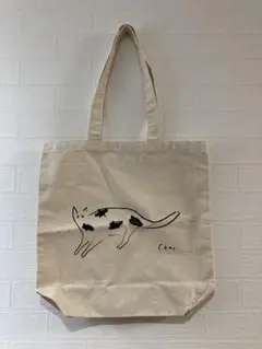 バッグ　トートバッグ　ねこ　キャンバス生地