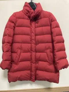 最終セール‼️赤いダウンコート キルティング130㎝