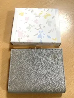 皇居財布 折りたたみ がま口 シルバー 銀 皇居がま口財布 シルバー