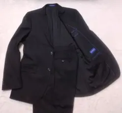 超美品☆ A5 WASHABLE ビジネススーツ ブラック LES MUESのサムネイル