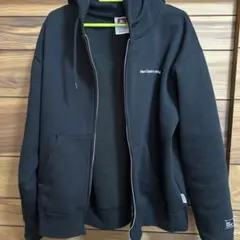 Ben Davis ブラック パーカー ジップアップ