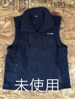未使用 保管品 クボタ ワンポイント ロゴ フリース ベスト フリーサイズ