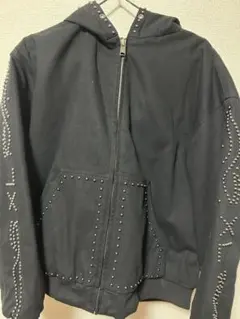 XLARGE スタッズ付き ブラック パーカー M
