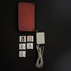 【値下げ可能】ニンテンドー3DSLL メタリックレッド その他ソフト等