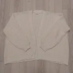 chocol raffine カーディガン Fサイズ　白　ボレロ　ニット