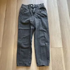 ZARA ブラック　デニムパンツ　キッズ　 ダメージジーンズ　お値下げしました