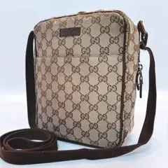 【グッチ】希少 GGスプリーム キャンバス ショルダーバッグ オールド メンズ