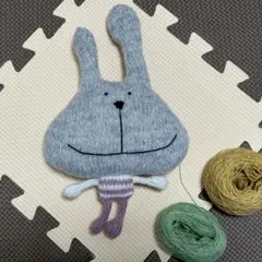 編みぐるみ　うさぎちゃん　手作り　ハンドメイド