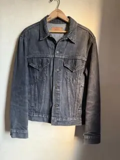 80s LEVIS 70506-0259 先染めブラック　USA製