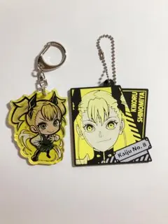 怪獣8号 四ノ宮キコル ラバーキーホルダー アクリルキーホルダー