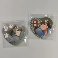 忍たま乱太郎 ナンジャタウン ハート缶バッジ 中在家長次