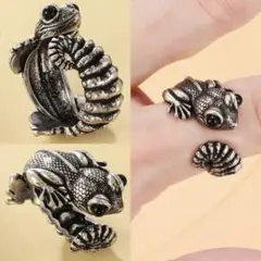レオパ指輪＊ヒョウモントカゲモドキ＊レオパードゲッコー＊爬虫類＊のサムネイル