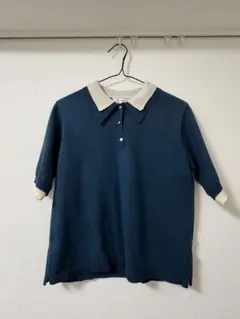 ROPE PICNIC 半袖 ポロニット ネイビー 38