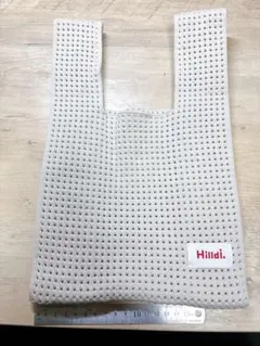 Hilldi. ニットバッグ アイボリー ミニトートバッグ