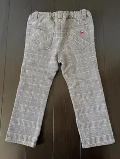 ファミリア　チェック柄パンツ　100