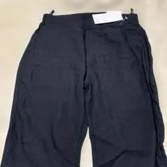 [春服] ストレッチパンツ　黒　M