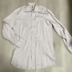 ANTONIOLANERI スリムフィットストライプ長袖シャツ 41/84