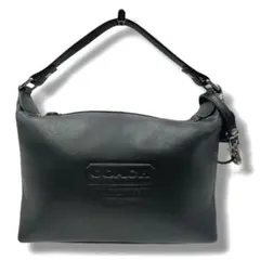 極美品✨COACH コーチ オールレザー ミニハンドバッグ アクセサリーポーチ