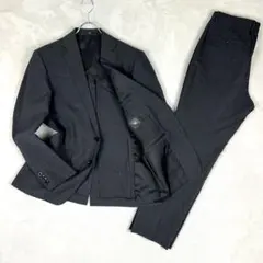 美品☆スーツセレクト SUPER TOUGH100's スーツセットアップ M位