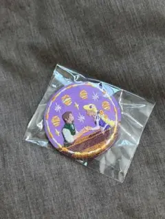 ディズニー刺繍缶バッジ ラプンツェル