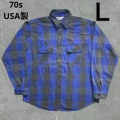 ネルシャツ usa製