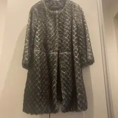 BEAUTY&YOUTH ファーコート グレー系